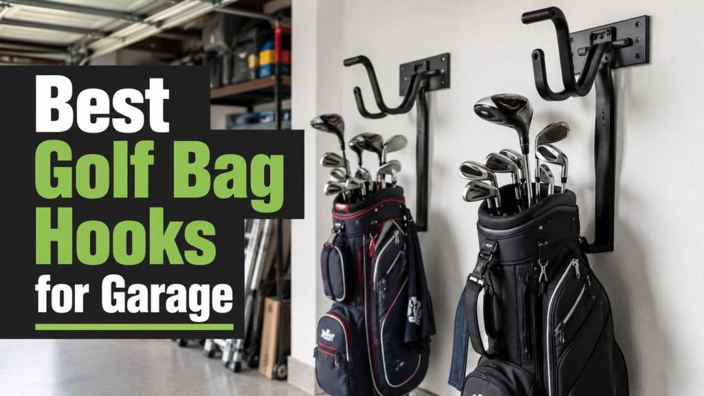 best golf bag hooks for garage