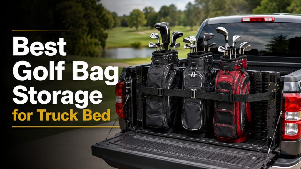 best golf bag storage for truck bed
