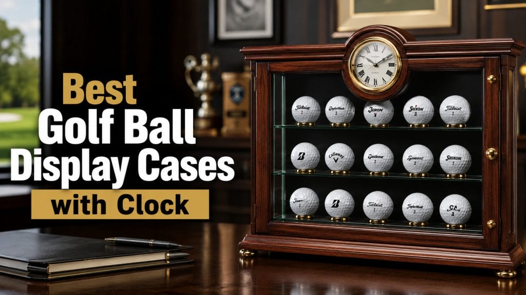 Best Golf Ball Display Cases With Clock