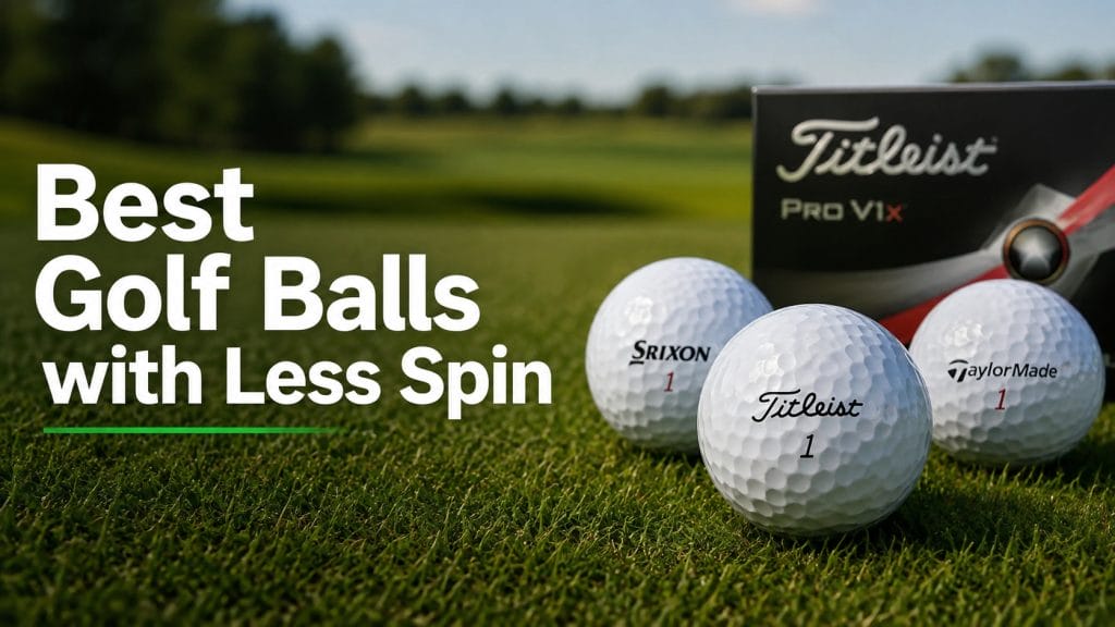 best golf balls with less spin