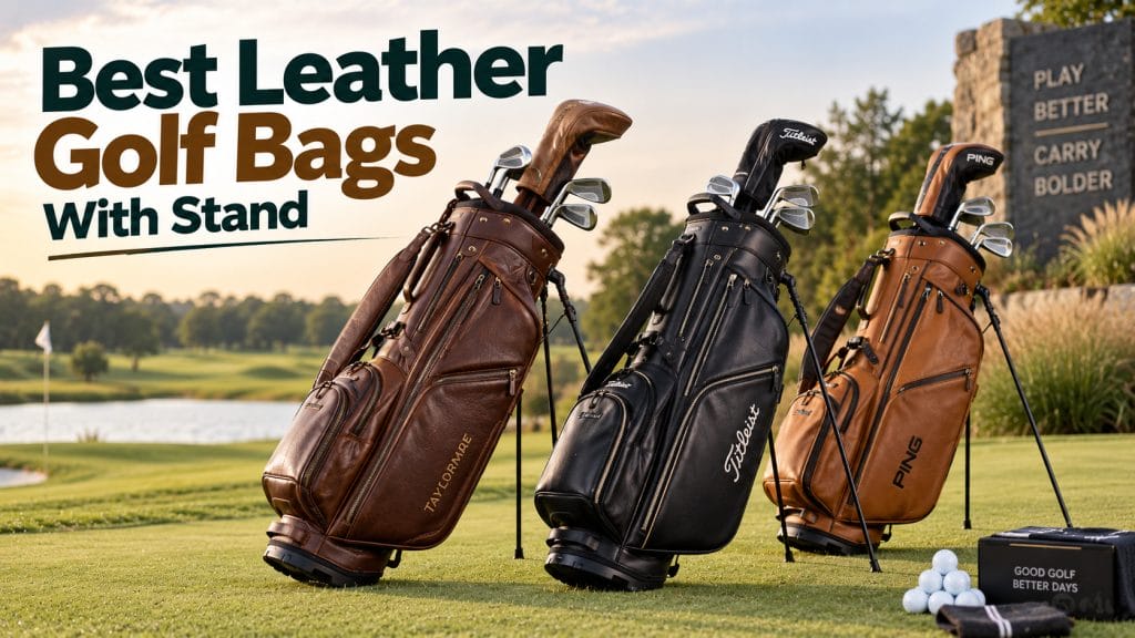 best leather golf bags with stand