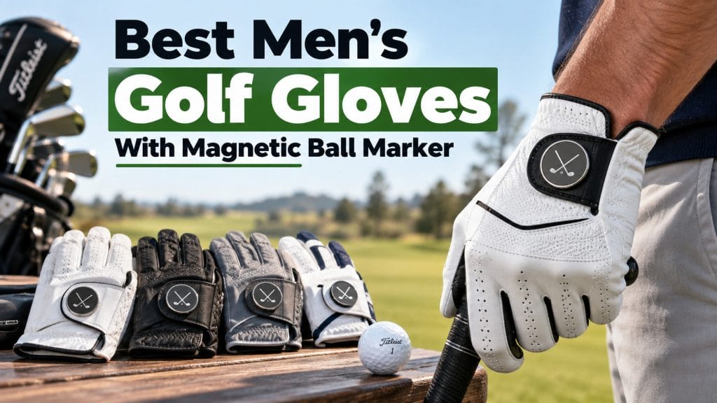 best men's golf gloves with magnetic ball marker