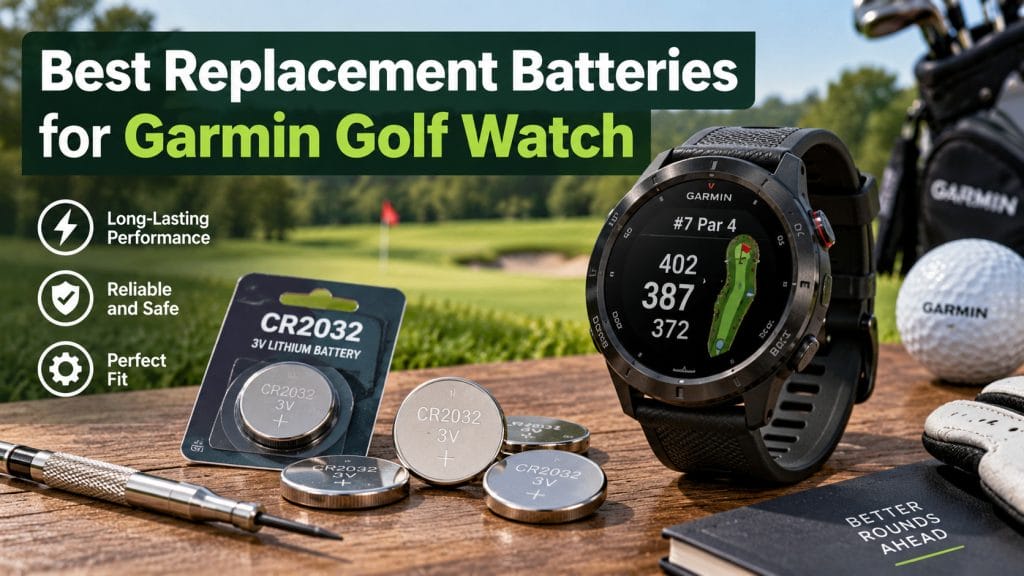 best replacement batteries for garmin golf watch