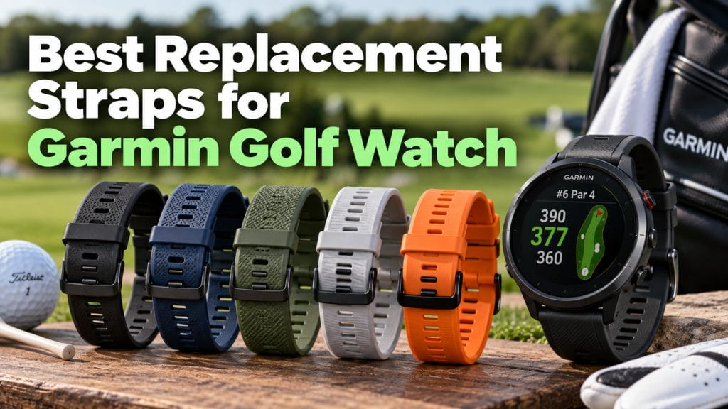 best replacement straps for garmin golf watch