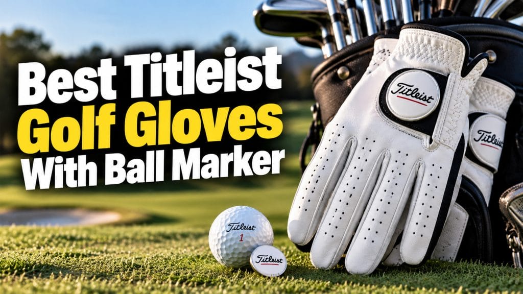 best titleist golf gloves with ball marker